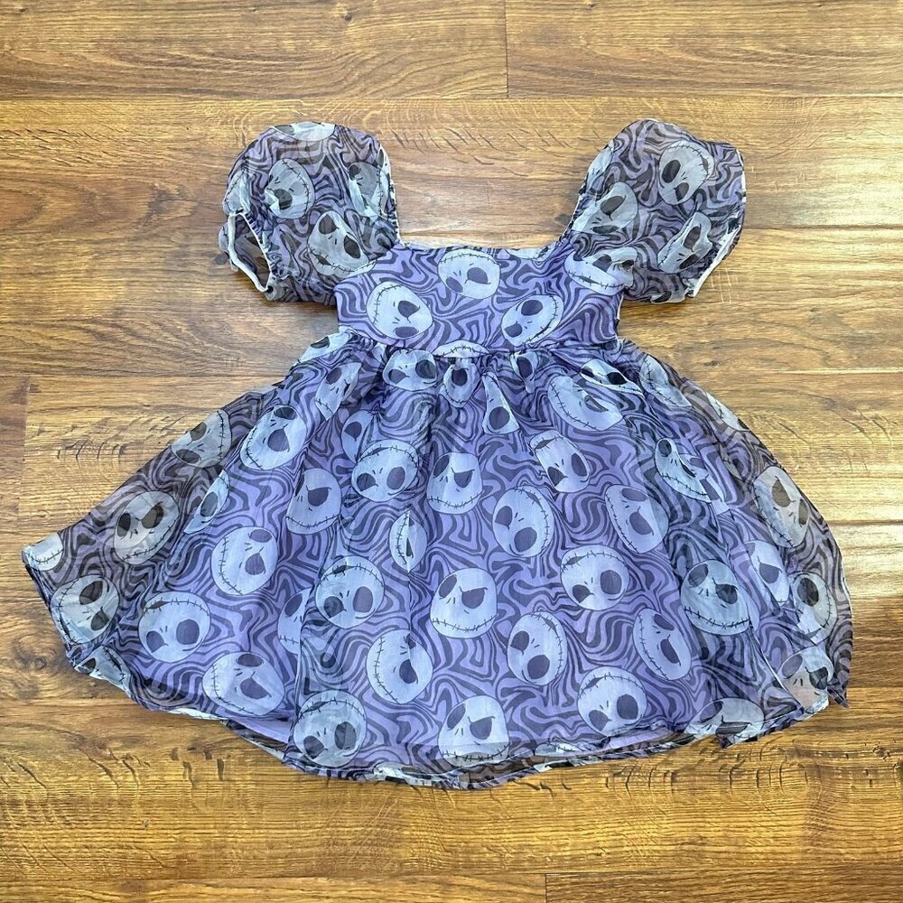 Disney Tim Burton’s The Nightmare Before Christmas puff sleeve dress